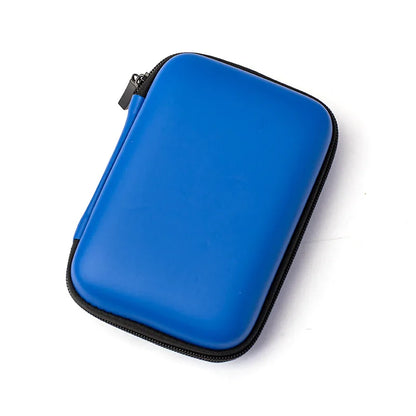 2.5-Inch Portable Hard Disk Storage Case with EVA Hard Shell for Electronic Equipment and Headset Accessories