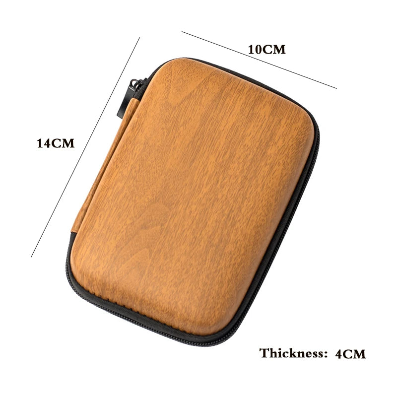 2.5-Inch Portable Hard Disk Storage Case with EVA Hard Shell for Electronic Equipment and Headset Accessories
