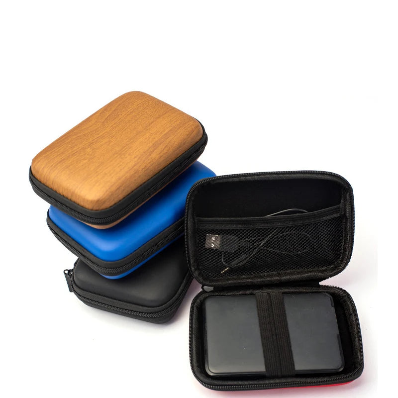 2.5-Inch Portable Hard Disk Storage Case with EVA Hard Shell for Electronic Equipment and Headset Accessories